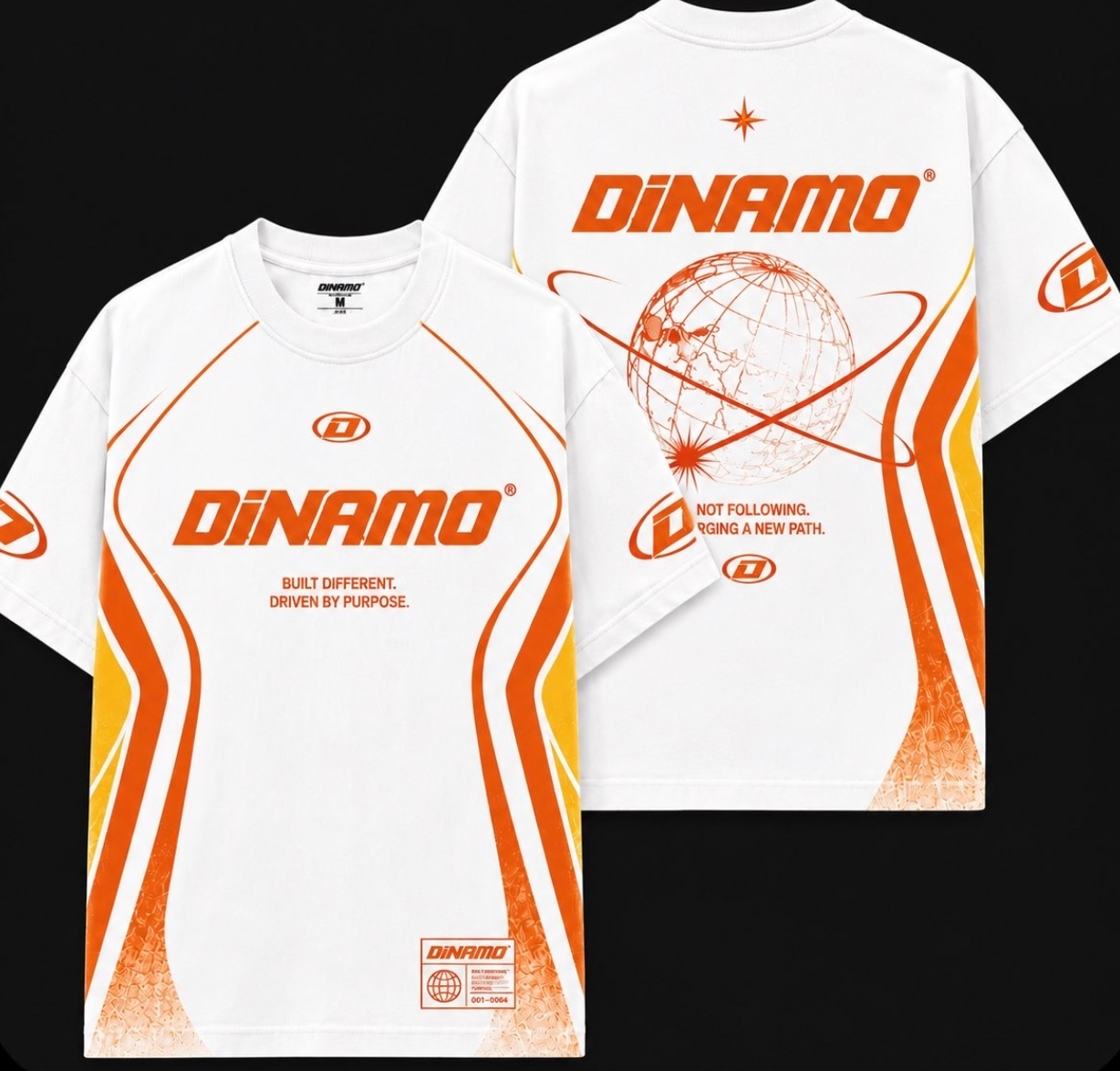 Dinamo Solar Racer T-Shirt front and back